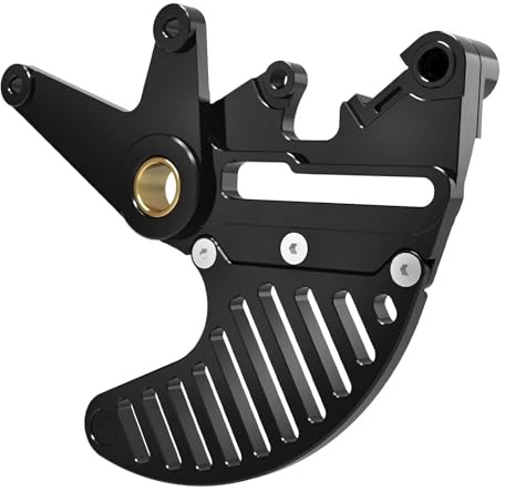 Rear brake disc guard Fit For Brembo Magura Braktec Dual Calipers Bracket Rear Brake Disc Cover Guard For KTM EXC 300 EXC-F 450 SX-F 350 Caliper Guard Protector