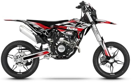 Arider Dekor passend für Beta RR 50/125 2021-2026 | Motorrad Aufkleber Set zum Selbstaufkleben | UV-beständiger Lack-und Verkleidungsschutz | Folierung mit Luftkanal-Technologie | Made in Germany