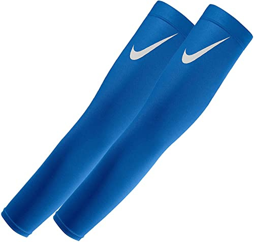 Nike Pro Adulte Dri-Fit 3.0 Bras Shiver, Bleu Royal, Bleu Roi/Blanc