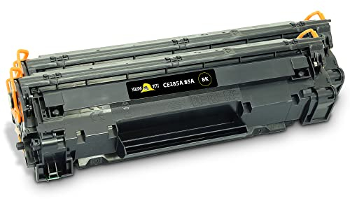 YELLOW YETI CE285A 85A Tonerkartusche Kompatibel mit HP Laserjet Pro M1130 M1132 M1136 M1210 M1212 M1212nf M1217nfw P1100 P1102 P1102w P1106 P1108 Canon I-Sensys LBP-6000 MF-3010 Schwarz, 2 Stück