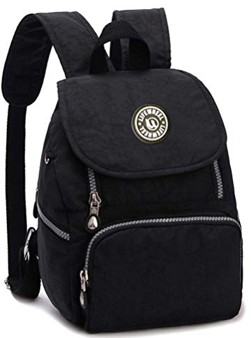 LifeWheel Mini Rucksack Damen Mädchen Klein Wasserdichter Nylon Lässiger Daypacks Reiserucksack Schulrucksack Anti Diebstahl Rucksack