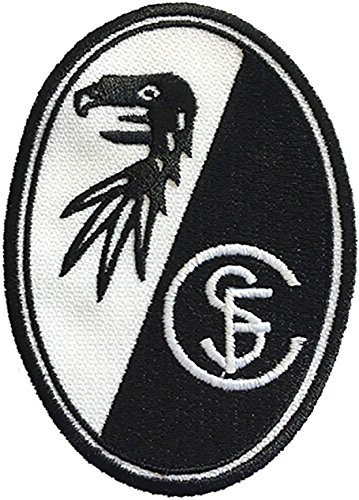 Flaggenfritze Aufnäher SC Freiburg - 7 x 8 cm + gratis Aufkleber