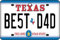Ali Air Freshener Texas - Best Dad Nummernschild Auto Lufterfrischer