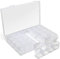 iGadgitz Home U7112 Boîte de Rangement Plastique (28 Pots) Diamond Painting Boîte à Bijoux, Broderie -Transparent -1 Boîte