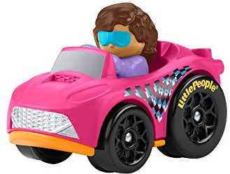 Fisher Price Little People Cars Voiture rose et orange