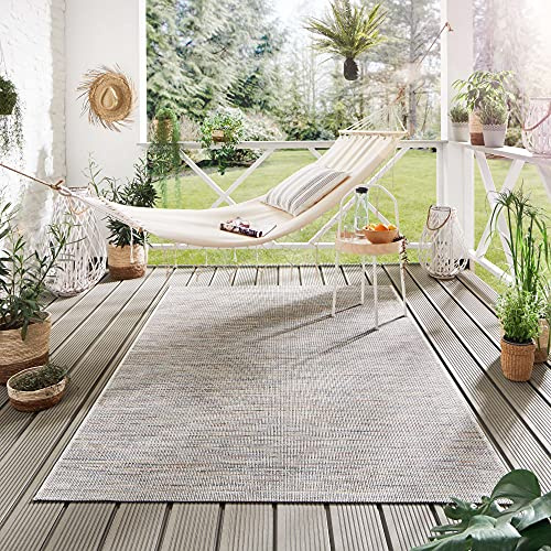 Steffensmeier Indoor Outdoor Teppich Dalsland Terrasse Flur Küche Balkon wasserfest, strapazierfähig und pflegeleicht, Grün, Größe: 200x250 cm