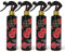 Ambar Perfums - Ambientador Spray Absorbe Olores Frutos Rojos Especial Tejidos, ¡No mancha! Pack de 4 uds de 280 ml.