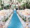 ShinyBeauty x 450 cm Gangläufer für Hochzeiten, türkis, Glitzer, Paillettenläufer, Insel für den Außenbereich, Hochzeit, Bodenläufer, Gang, für drinnen und draußen, Läufer für Zeremonie