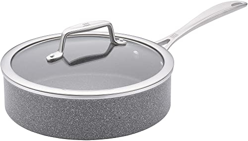 ZWILLING Vitale Sautepfanne mit Deckel, antihaftbeschichtet, Aluminium, kratzfest, hergestellt in Italien