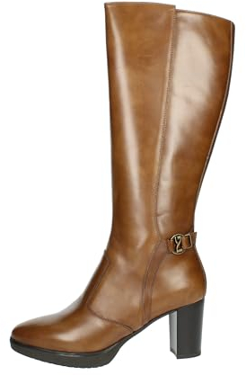 Nero Giardini I308900D Stivali Donna in Pelle - Cuoio 37 EU