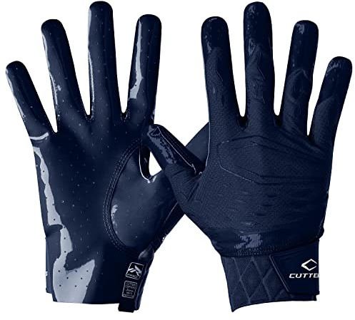 CUTTERS Rev Pro 5.0 Gants de récepteur, bleu marine, taille L