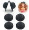 6 Stück Mini Handwerk Hüte Kleinen Clown Hut Magier Hüte Mini Kostüm Hüte Miniatur Dekore Hut Puppe Hüte Dekorative Spuppe Hut Cupcake Topper Dekoration Zubehör Handwerk für DIY Projekte (Schwarz)
