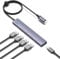 Aceele USB Hub 3.2 Gen 2 with 4 USB-A Ports and Type C Power Port, 10Gbps USB C Splitter with 3.3Ft Long Cable, High Speed USB Extension for Laptop, Macbook Pro/Air, iPad Pro/Air, XPS, HP and More