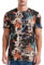 RONOMO Herren-T-Shirt mit modischem Print, Freizeit-Shirt, M