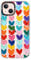CASETiFY Clear iPhone 13 Case [Not Yellowing / 6.6ft Drop Protection/Compatible with Magsafe] - Clear Polka Daub Hearts - Clear