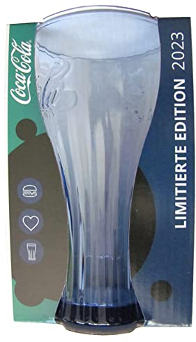 C o c a C o l a & Mc Donalds - Edition 2023 - Glas 0,3 l. - Farbe Nachtblau