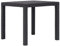 BIGBARLEY Terrassentisch, Outdoor-Tisch, Bistrotisch für Garten, Terrasse und Pool,Gartentisch Braun 79 x 79 x 72 cm Kunststoff Rattan-Optik