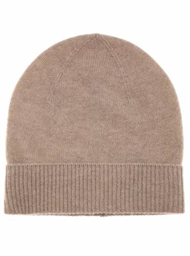 Zwillingsherz Grobstrick-Wintermütze aus 100% Kaschmir - Hochwertige Unisex Strickmütze im Uni Design für Damen Jungen Mädchen - Hat – One Size – Cashmere – warm & weich im Frühjahr Herbst & Winter