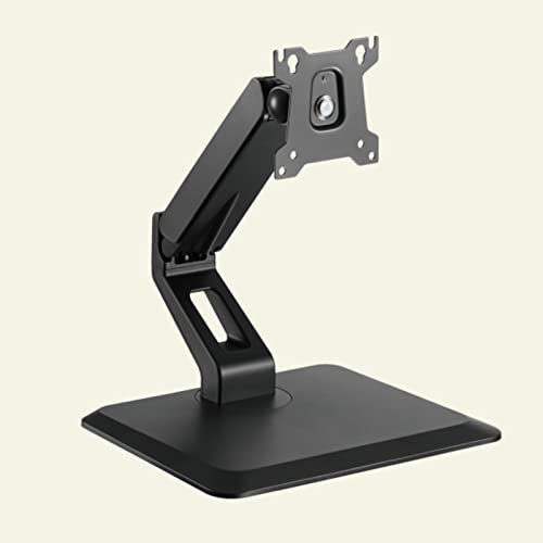 TV Standfuss Einzelner 17- bis 32-Zoll-Computermonitor-Tischständer mit drehbarer Basis, höhenverstellbarer Armhalterung, max. VESA 100 x 100 mm