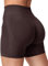 YEOREO Damen Scrunch Sport Shorts 4.5 - Nahtlose High Waist Workout Shorts Mit Butt Lift Effekt für Gym Und Yoga - Kaschmir L