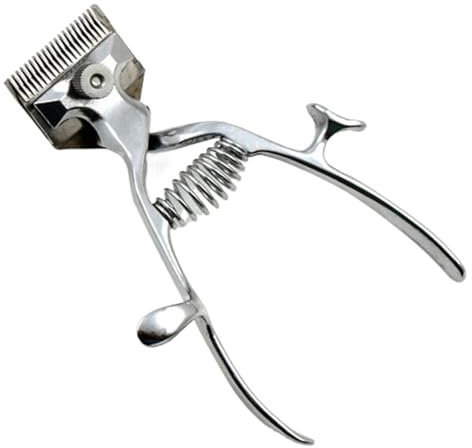 Rasoio per peli di animali domestici, ultra-silenzioso, manuale, per cani e gatti (argento)