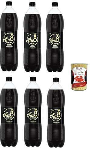 Italian Gourmet Chin8 Chinotto Limonade Bitterorange PET 6 x 1,5L | Erfrischend herb, gusto agrumato italiano, spritzig gekühlt zu aperitivo e, Gesamtnettogewicht 9 L + Kostenlos Polpa 400g