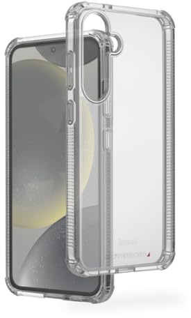 Hama Handyhülle „Extreme Protect“ für Galaxy S24 (Bumper D3O-lizenziert, stoßfest, sturzsicher und bruchsicher, durchsichtige Galaxy Hülle ohne Vergilben, Case für induktives Laden) transparent