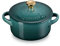 Le Creuset Gres Holly Collection - Mini cocotte rotonda, 230 ml, con pomello dorato