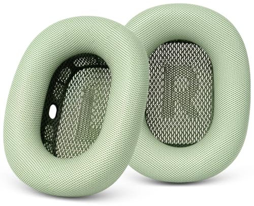 GEVO Ersatz-Ohrpolster für Apple AirPods Max Kopfhörer, Protein-Leder-Ohrpolster mit Memory-Schaum und Magnet für AirPods Max (grün)
