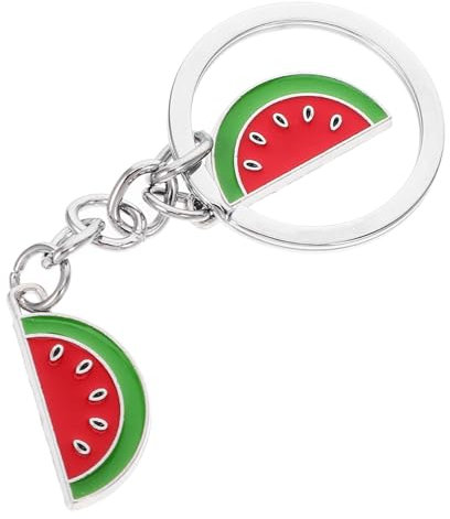 Cabilock Wassermelonen-schlüsselanhänger in Fruchtform Modischer Trendiger Schlüsselanhänger für Den Täglichen Gebrauch