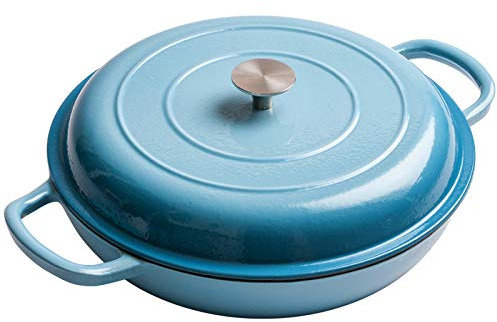 Cooking Pot, Dutch Oven with Lid,Cast Iron Casserole Dish,Multi-Functional Enameled Cast Iron Pan,Non-Stick Cooking Pan Pot Cooker for Induction and Oven Safe Cookware