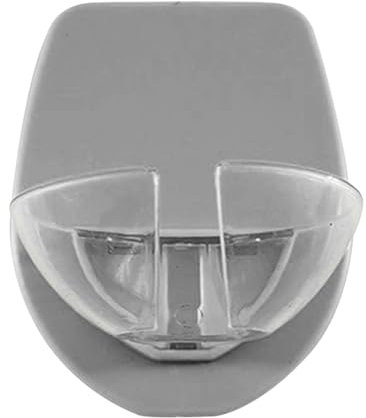 Glomora Weinglashalter für Badezimmer, moderner, Schlichter Stil, platzsparender, Selbstklebender, wandmontierter Weinglashalter für Badewannen und Spas (Grey)