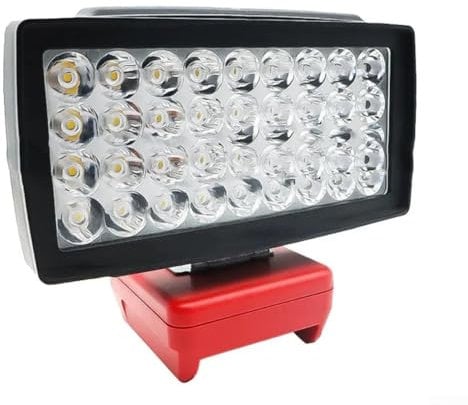 EpheyFIF LED Arbeitsleuchte 18W 6000 Lumen für 48-11-1835 18V Akku-Beleuchtung für Garage, Multifunktions-LED-Arbeitsleuchte mit USB-Anschlüssen und Schwenkkopf für optimale Lichtsteuerung