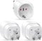 3 pezzi Adattatore Presa Americana - Adattatore Universale da Viaggio - Adattatore USA (2 pin Europa a 3 pin USA) per America Canada Messico Thailandia (Tipo B)