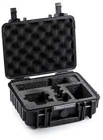 B&W International Transportkoffer Outdoor für GoPro 9/10 / 11/12 / 13 - wasserdicht nach IP67 Zertifizierung, staubdicht, bruchsicher und unverwüstlich