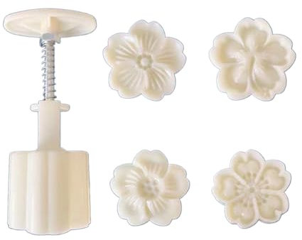 Hand Press Flower Cookie Molds Press Molds Unique Making Embosser for Cooking Enthusiasts Easy to Use