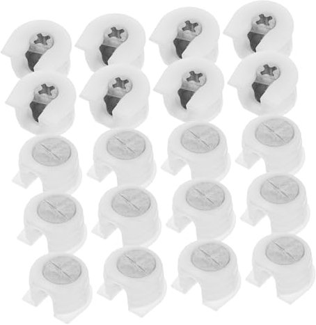 TEMPNAP 20 pezzi Connettori per per Fissaggio e Ripiani Serrature per Armadi Facile Installazione e Alta