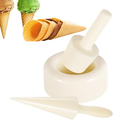 Knuspriger -Former, Backform-Set, Zuckertüten, Dessertbecher, Blumenkorb, Küchengebäck, ehemalige Eierrollenmacher, für Häuser, Küchen, Eiscremehalter