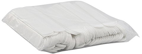 100x Mundspatel Plastik weiß, Kosmetex, 100 Stück