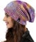 Ruphedy Damen Beanie Mütze Winter Long Oversized Slouchy Beany Strickmütze B08 (B08w-Lila/Multi)