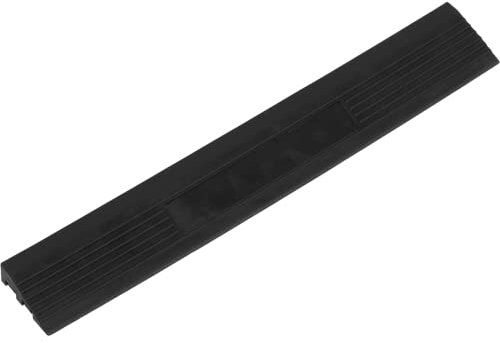 Sealey 400 x 60mm Male Polypropylene Floor Tile Edge - Pack of 6 - Black - FT3EBM
