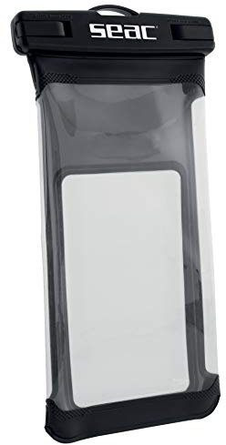 SEAC Custodia Impermeabile per Smartphone con Tracolla, Schermo Fino a 6, 21.6 x 12.3 x 1.7 cm, Nero, Standard