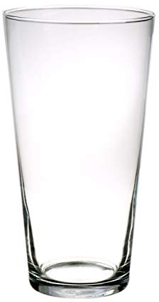 INNA-Glas Florero Anna Air de Cristal, Transparente, 29,5cm, Ø11cm/Ø16cm - Jarrón Decorativo - Jarrón para Flores
