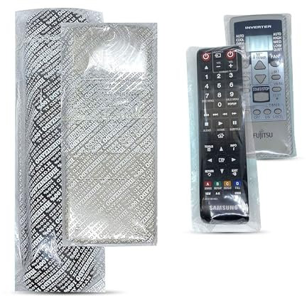500 Fundas Protectoras para Mando de TV | Bolsa para Mando a Distancia de televisión o Aire Acondicionado con precinto Adhesivo | 22 x 7,5 cm, 500 Bolsas en Cada Pedido