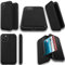 Speck Apple iPhone 11 Pro 6.5 / MAX Case - Presidio Folio - Wallet Flip Card Slot Stand Slim Protective Leather Folio Anti-Scratch Cover - Heathered Black/Slate Grey (130035-7358)
