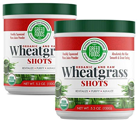 Confezione risparmio 2 x WHEAT GRASS Shoots® 150 gr - Erba di Grano - Integratore alimentare a base di 100% succo biologico polverizzato di giovani foglie.