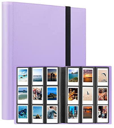 432 Pockets Photo Album for Fujifilm Instax Mini Camera, Polaroid Camera, for Fujifilm Instax Mini 11 90 70 9 8+ 8 LiPlay Instant Camera, Polaroid Snap SnapTouch PIC-300 Z2300 Instant Camera (Purple)