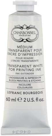 Lefranc Bourgeois Charbonnel Professional Printing Waterwashable Ink, Thick Transparent Medium, 60ml (2-oz)