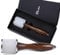 DIUDUS Leather Nylon Hammer, Straight Head Carving Hammer for Handmade Leather Crafts (Brown/Water-Rippled)