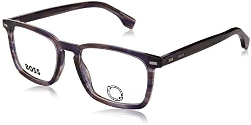 Hugo Boss Unisex Boss 1368 Sunglasses, JBW/19 Blue Havana, 53